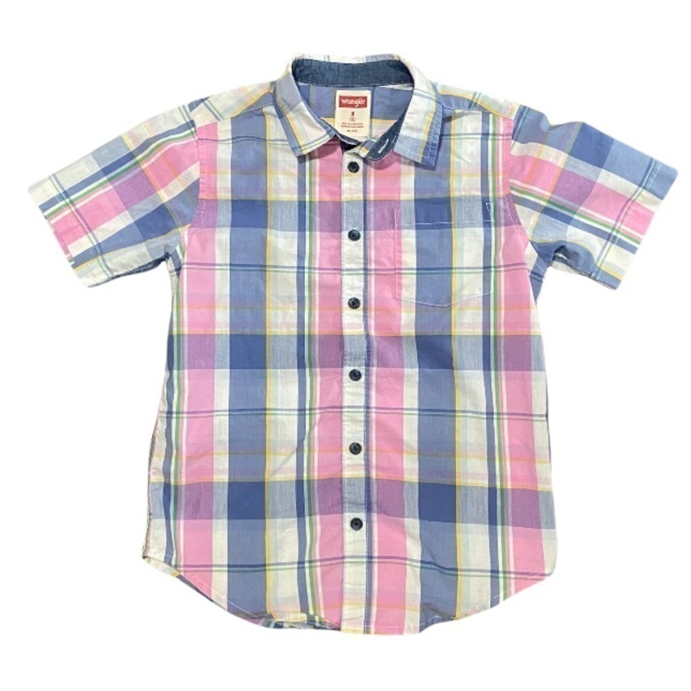 Wrangler Pastel Short Sleeve Button Down